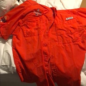 Astros Columbia PFG fishing shirt size L